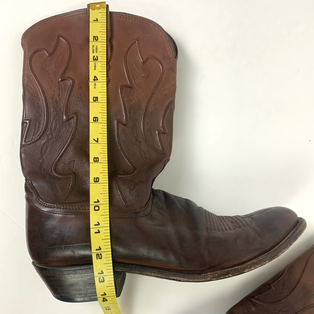 Lucchese M1004.R4 Ranch Hand Leather Boots Men Size 13D Handmade Western Cowboy - Picture 13 of 16
